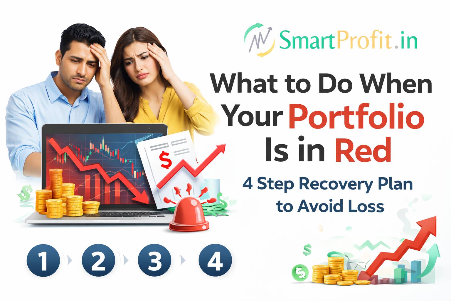 What to Do When Your Portfolio Is in Red – 4 Step Recovery Plan to Avoid Loss